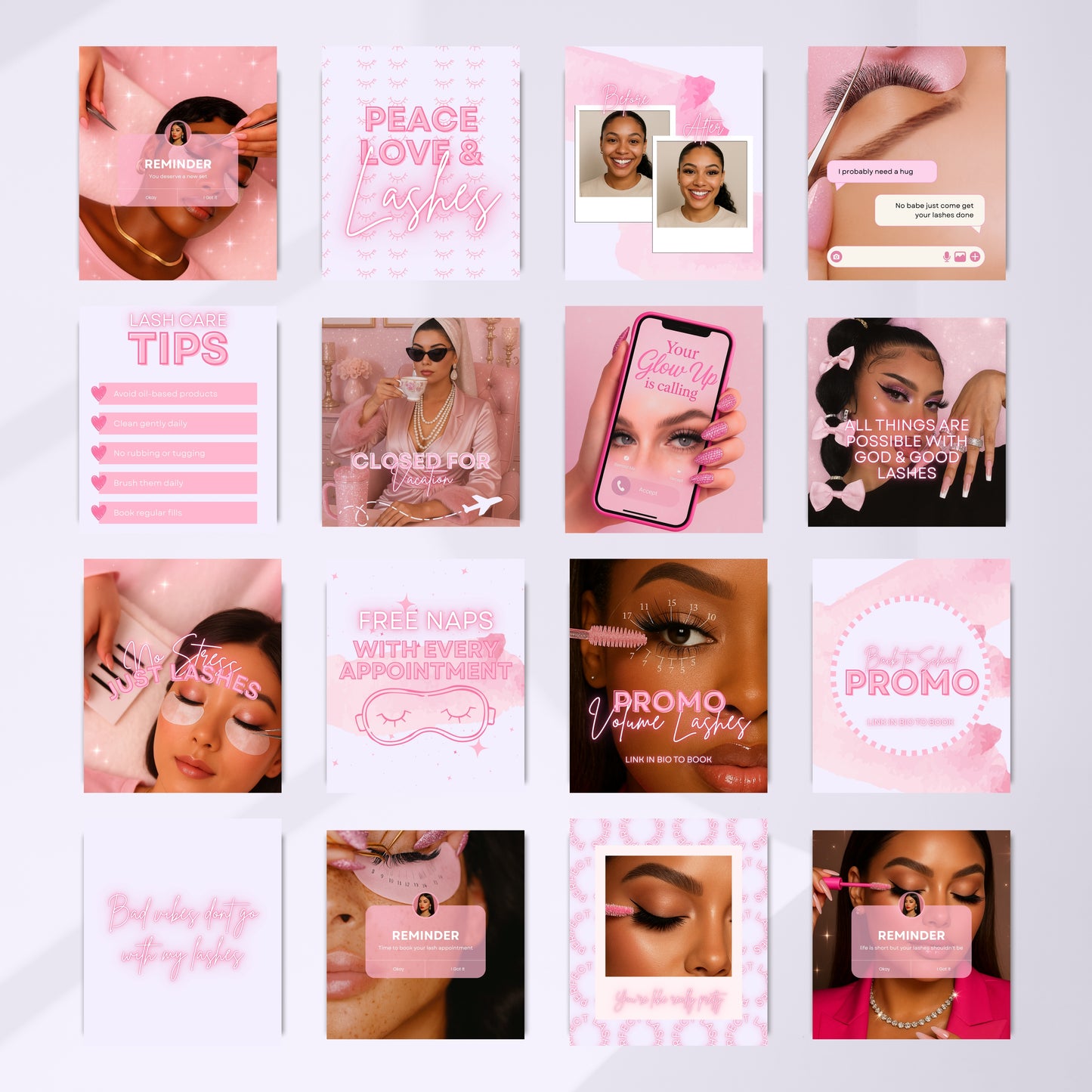The Lash Doll Edit – Cotton Candy Dream 30 Instagram Posts