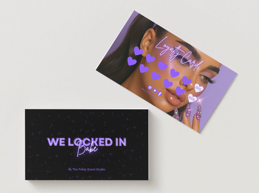 The Lash Doll Edit – Violet Fantasy Loyalty Card
